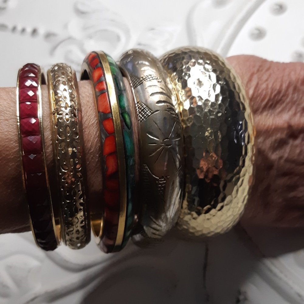 5 BRACELETS VINTAGE